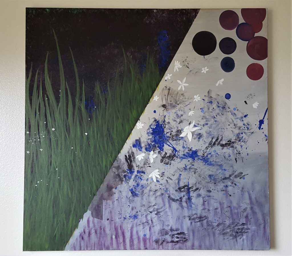 "Sisters" 48"x 48" Acrylic on Canvas